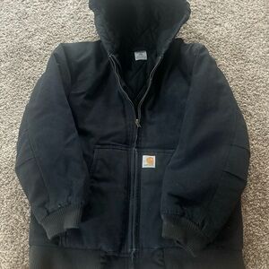 Carhartt Quilted Black Jacket